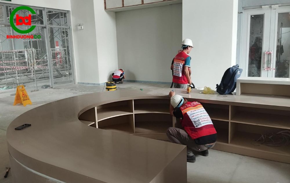 vệ sinh sau xây dựng