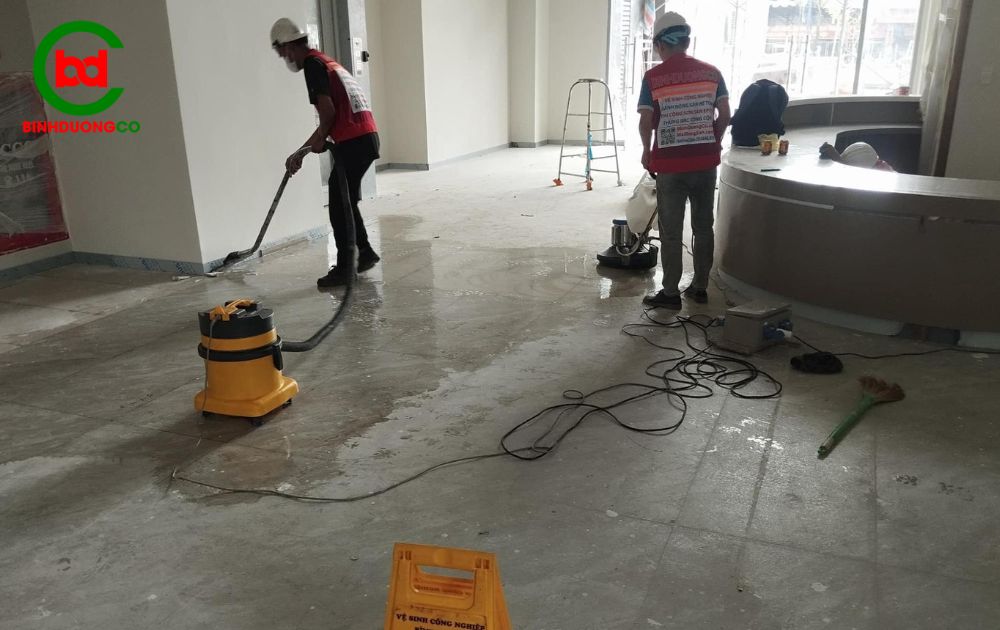 vệ sinh sau xây dựng
